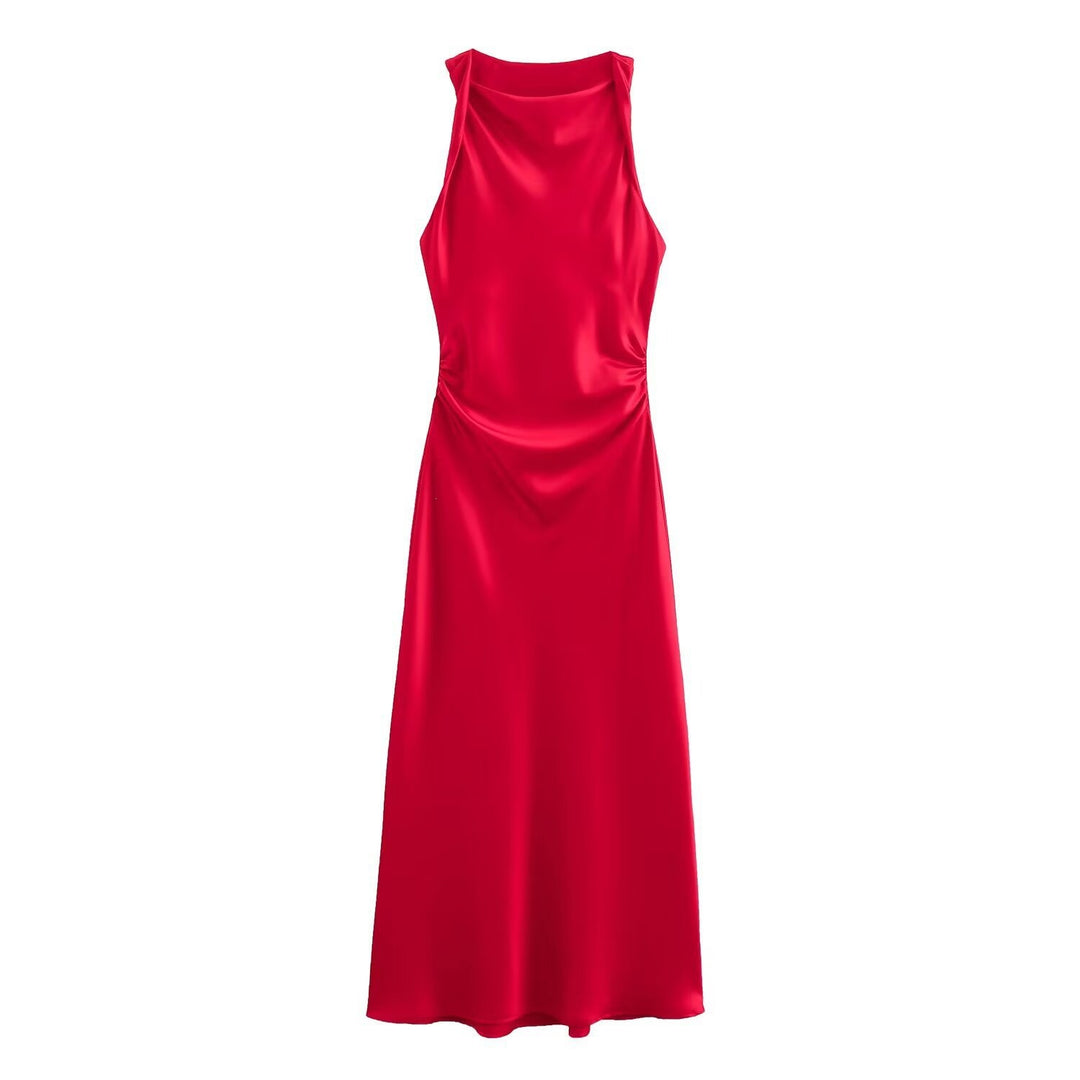 Damen elegantes Sommerkleid mit fließendem Schnitt und charmanten Rüschendetails Echo Archiv