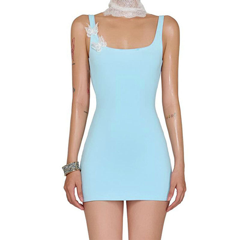 Damen Elegantes figurbetontes Minikleid mit floralem Akzent Echo Archiv