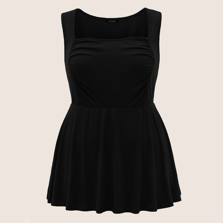 Damen Freizeitkleid mit taillierten Details und schwingendem Rock Echo Archiv