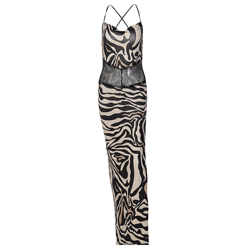 Damen Langärmliges Oberteil mit raffiniertem Animal-Print Echo Archiv