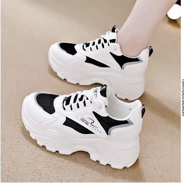 Damen High-Top Sneakers mit trendigem Chunky-Design und atmungsaktiver Obermaterialkombination Echo Archiv