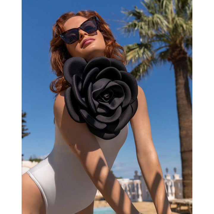 Damen Einteiliger Badeanzug mit einzigartigem Blumendesign Echo Archiv