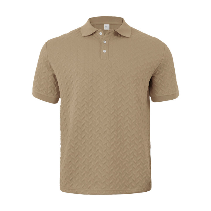 Herren Polohemd mit strukturiertem Design Echoarchiv