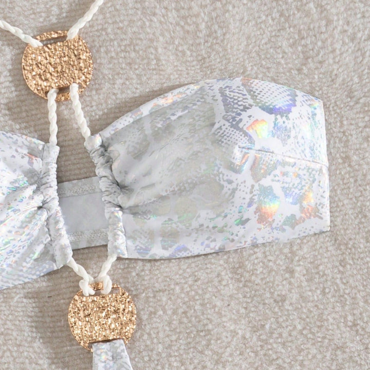 Damen Luxuriösen Bikini mit modernem Cut-Out Echo Archiv