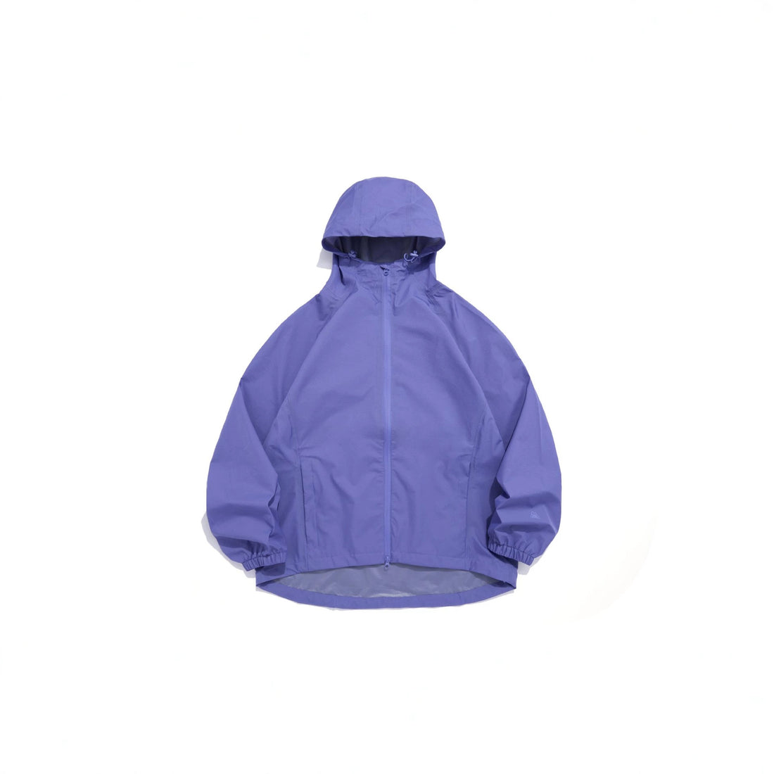 Unisex Leichte Regenjacke mit Kapuze, Zwei‑Wege‑Reißverschluss und verlängertem Saum Echoarchiv