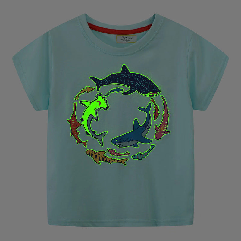 Kinder T-Shirt mit maritimen Haifischmotiven Echo Archiv
