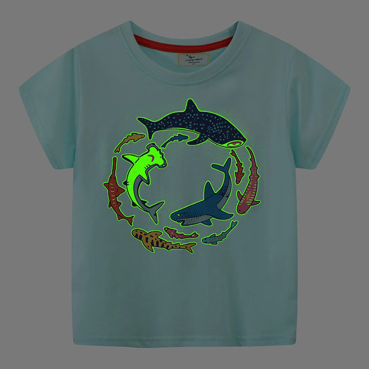 Kinder T-Shirt mit maritimen Haifischmotiven Echo Archiv