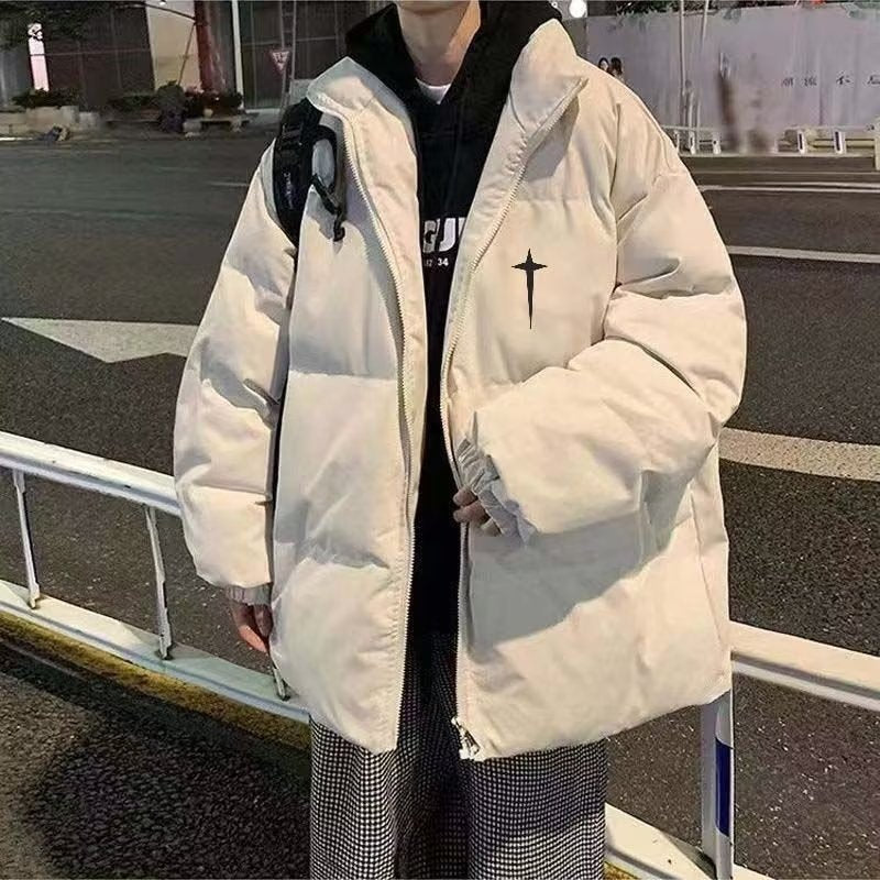 Herren gesteppte Winterjacke aus hochwertigem, wärmeisolierendem Material mit hohem Kragen und praktischen Taschen Echoarchiv