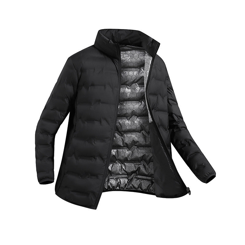 Leichte Steppjacke für Herren mit thermischer Füllung und Stehkragen – Taviero