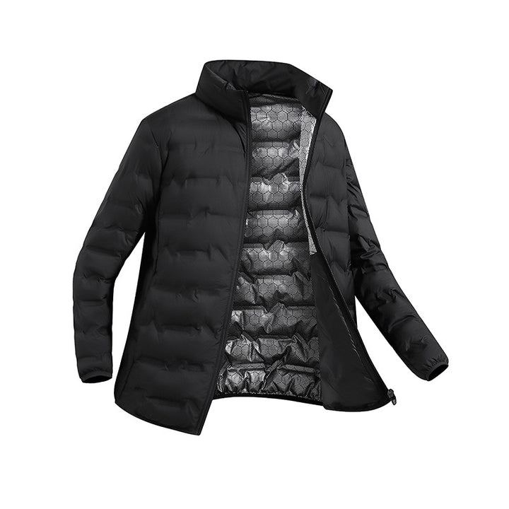 Leichte Steppjacke für Herren mit thermischer Füllung und Stehkragen – Taviero