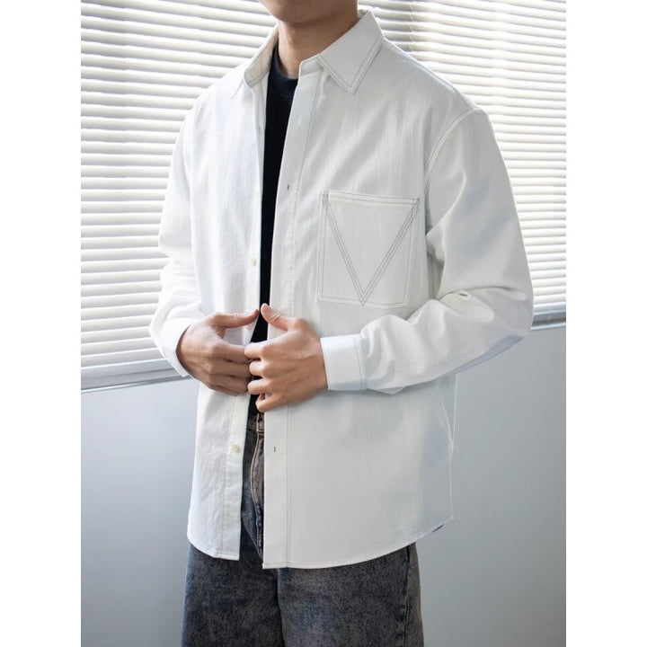 Herren Casual Hemd mit Taschen Echo Archiv