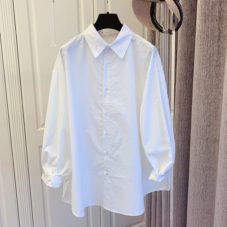 Damen Bequeme und stilvolle Oversized-Bluse Echoarchiv