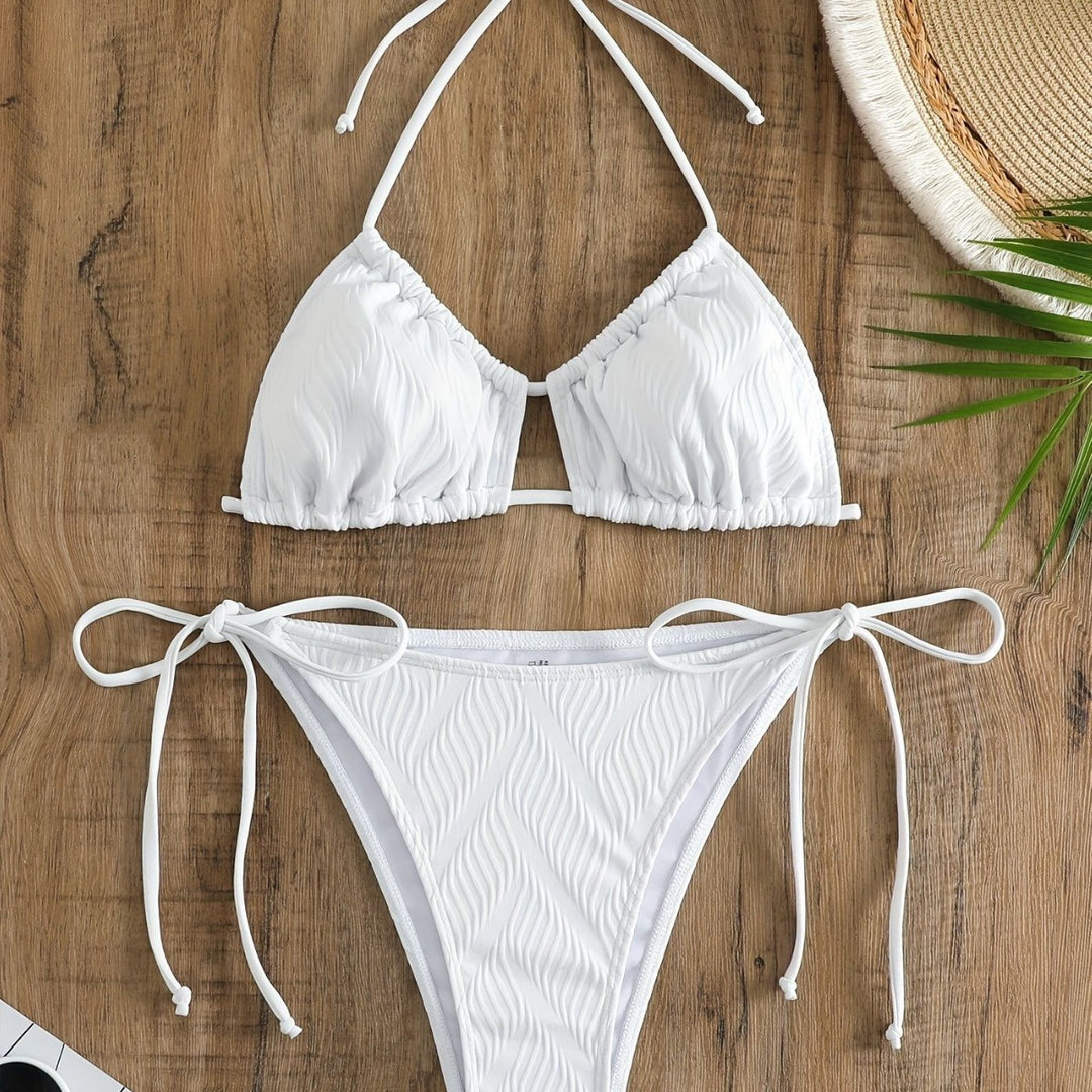 Damen Triangel-Bikini mit raffiniertem Rüschendesign Echo Archiv