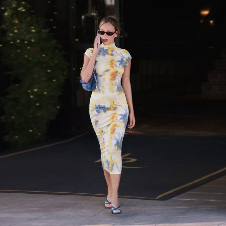 Damen Maxikleid im elegantem Floral Design Echo Archiv