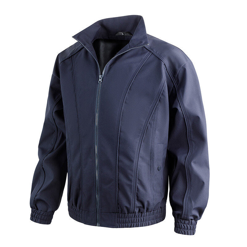 Herren Freizeitjacke mit hochschließendem Kragen und elastischem Bund Echoarchiv
