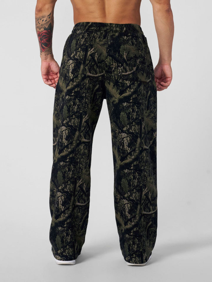 Herren Cargohose im lässigen Camouflage-Look mit praktischem Elastikbund Echoarchiv