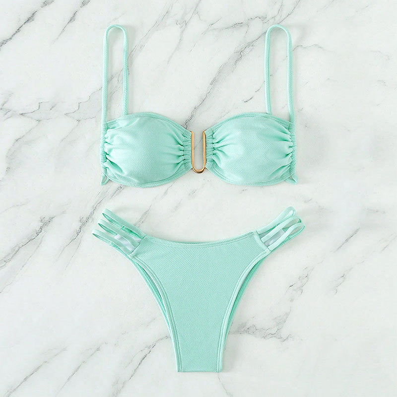 Damen Push-Up Bikini mit modischen Cut-Outs Echo Archiv