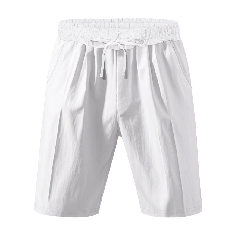 Herren sportliche Funktionsshorts mit verstellbarem Bund und atmungsaktivem Material Echoarchiv