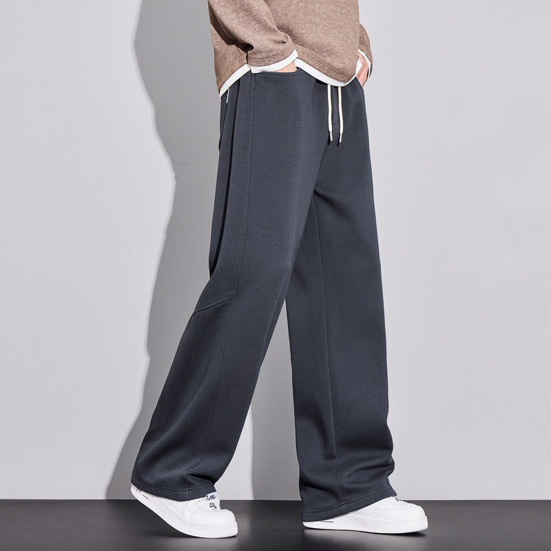 Herren weite Cargo-Sweathose aus angerautem Sweat mit Kordelzug Echo Archiv