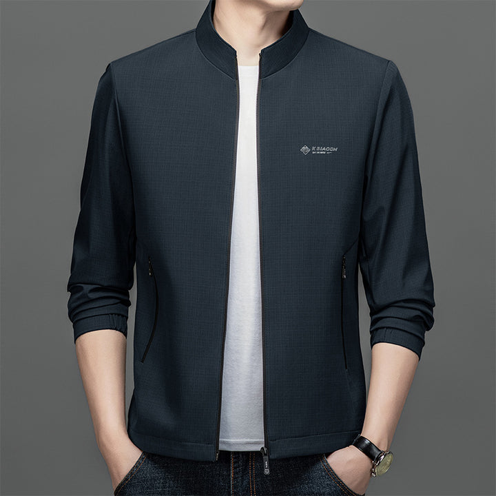 Herren Modische Sportjacke mit Stehkragen Echo Archiv