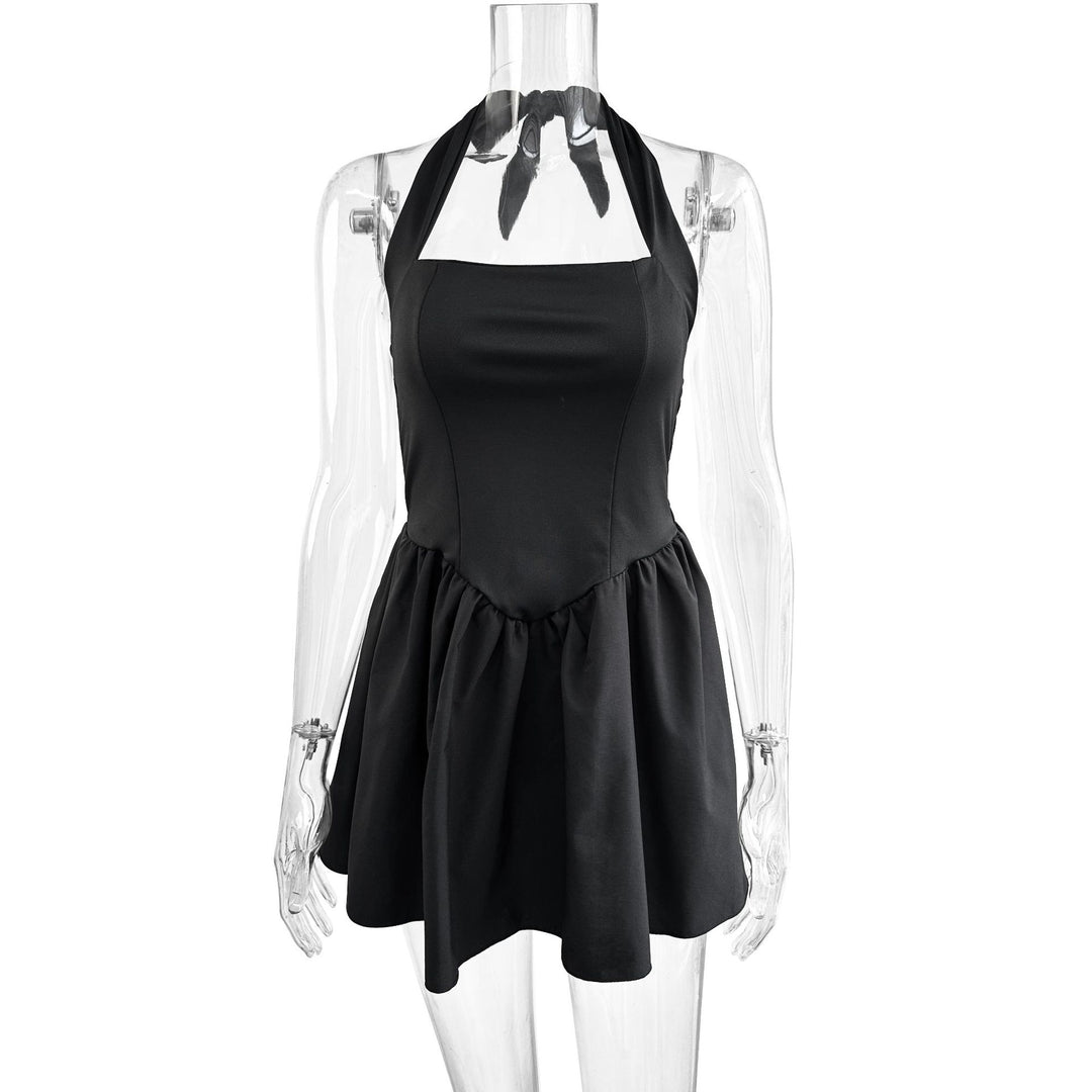 Damen Hochgeschlossenes Minikleid mit voluminösem Rock Echo Archiv