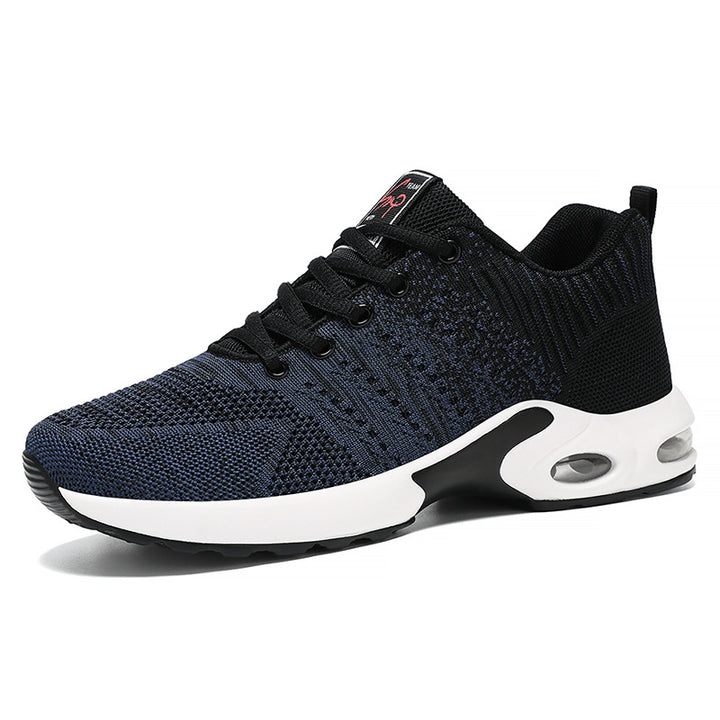 Herren nan leichter Performance-Sneaker mit 3D-Strickoberteil, integrierter Luftkammer-Zwischensohle und rutschfester Trail-Laufsohle Echo Archiv