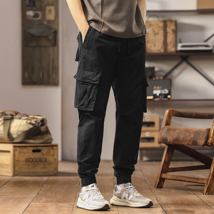 Herren Leichte Ripstop-Cargo-Jogger mit Komfortbund, Organizer‑Taschen und geripptem Knöchelabschluss Echo Archiv