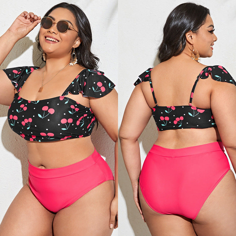 Damen Tankini-Set mit voluminösen Rüschendetails und hochwertigem Schnitt Echo Archiv