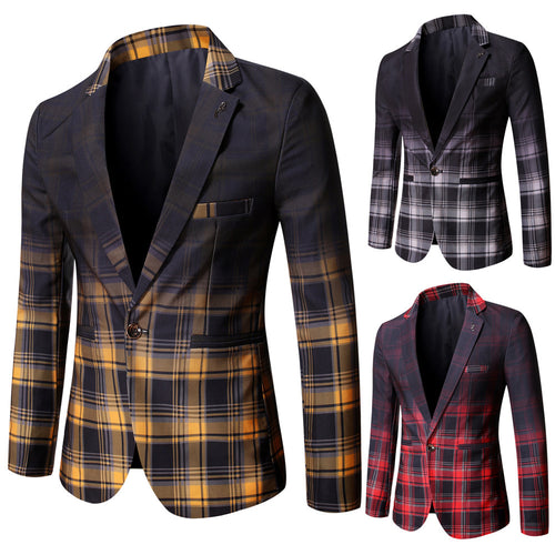 Herren modischer Karoh-/Blazer Echoarchiv