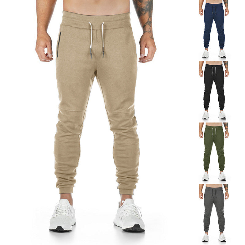 Herren Sportliche Jogginghose mit praktischen Reißverschlusstaschen und elastischem Bund Echoarchiv