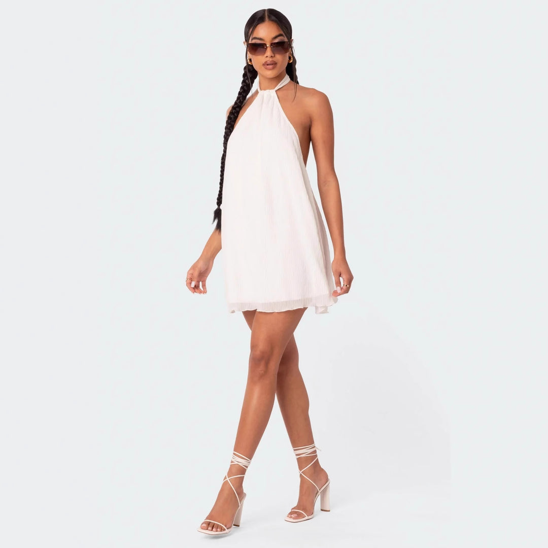 Damen luftiges Strandkleid mit verstellbaren Haltern und fließendem Design Echo Archiv
