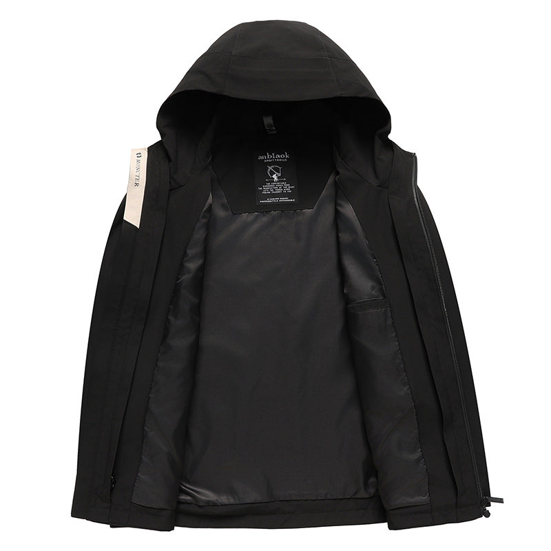 Herren multifunktionale Outdoor-Jacke mit abnehmbarer Kapuze Echoarchiv