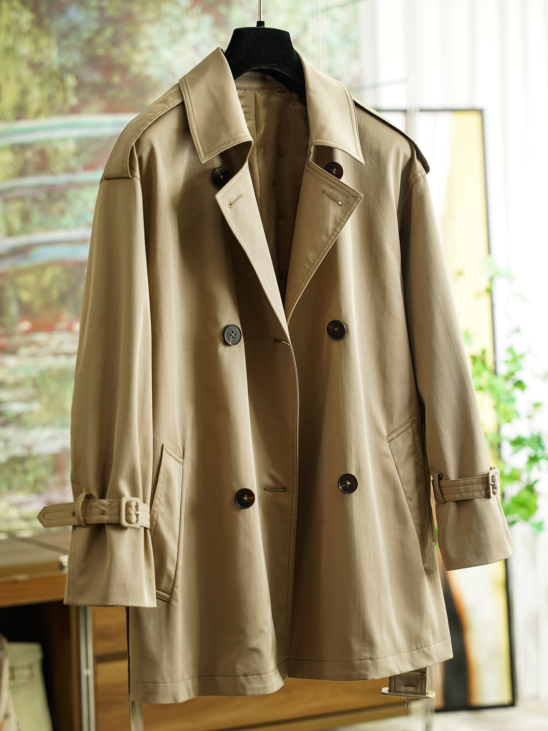 Damen Elegante und lässige Trenchjacke Echoarchiv