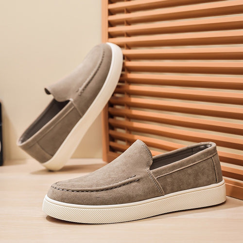 Herren Bequeme Wildleder Slipper Echo Archiv