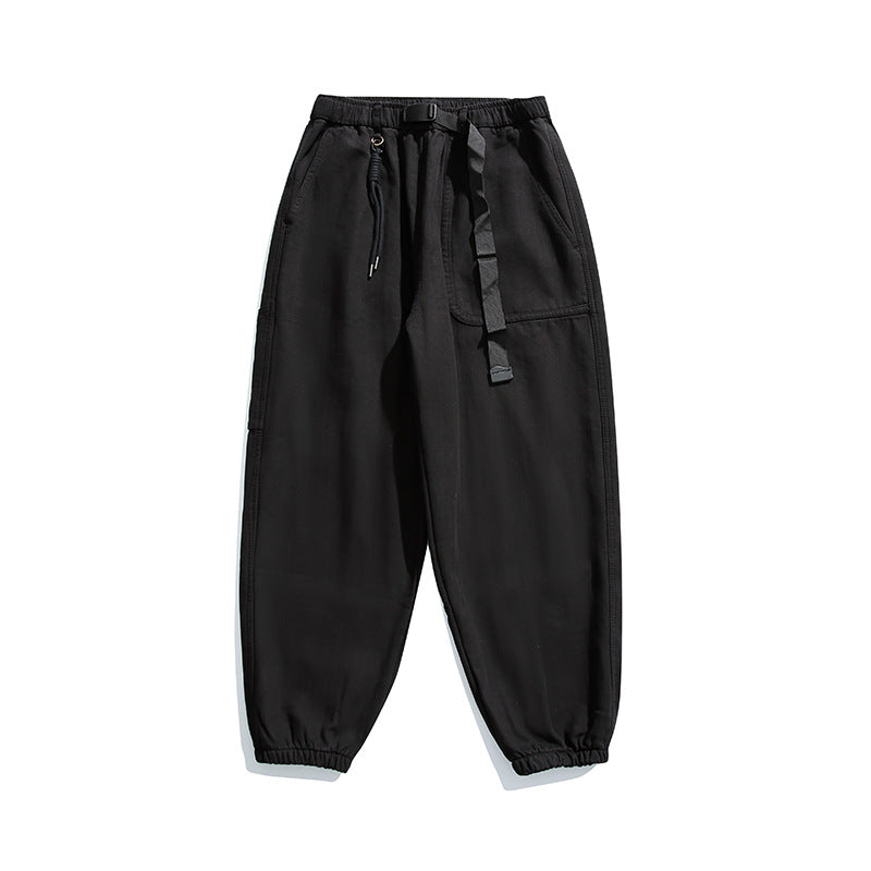 Herren Lockere Cargo-Jogginghose mit elastischem Bund Kordelzug und Utility-Taschen Echo Archiv