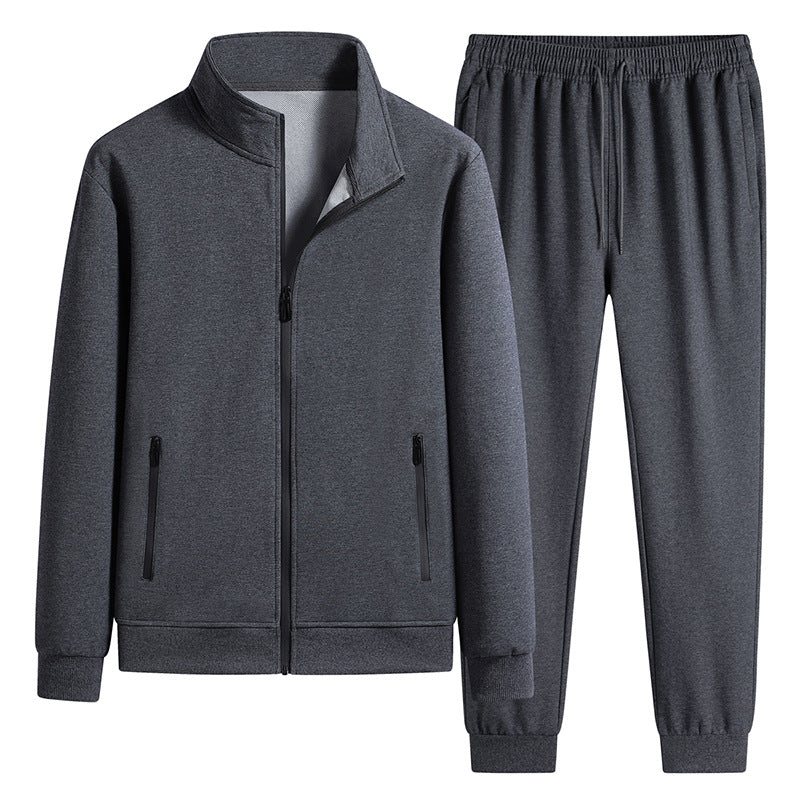 Herren Sportliches Zweiteiler Trainingsanzug – Averon