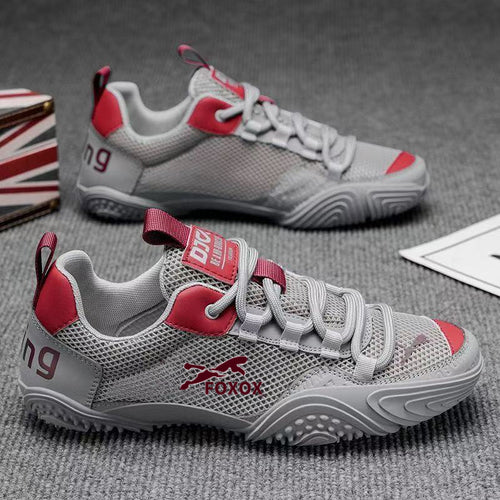 Herren Atmungsaktiver Mesh-Trail-Sneaker mit verstärkter Profilsohle und gepolstertem Komfortschaft Echoarhiv – Tavélo