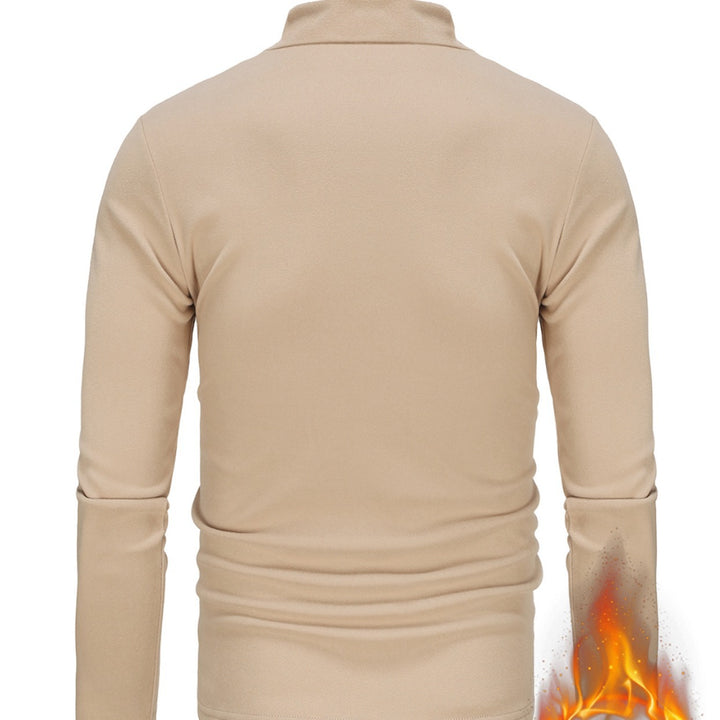 Herren Langärmliges Turtleneck Shirt mit atmungsaktivem Material Echoarchiv