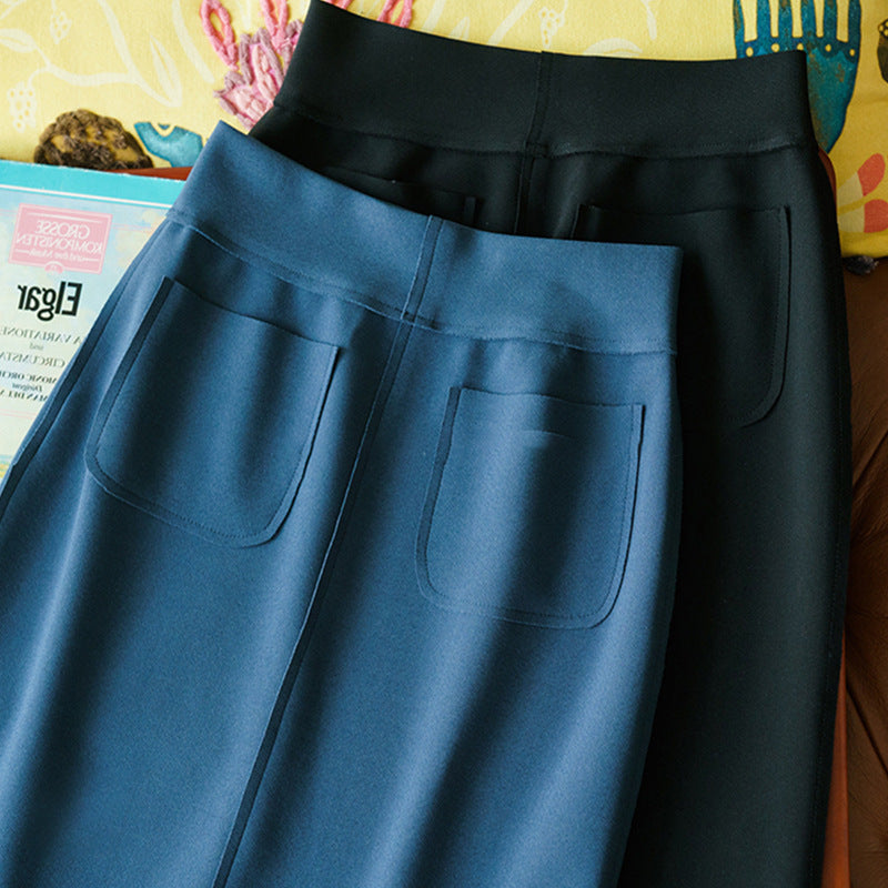 Damen Eleganter, schmal geschnittener Midirock Echoarchiv