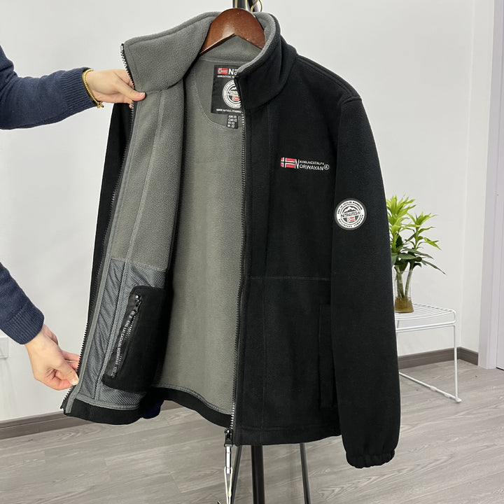 Herren Hohe Funktionale Fleecejacke Echo Archiv