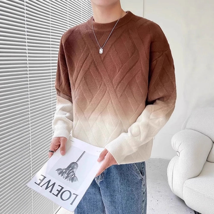 Herren Gemusterter Pullover Echoarchiv