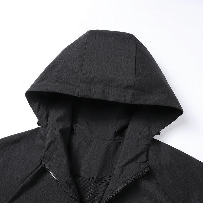 Herren Wasserabweisende Windjacke Echo Archiv