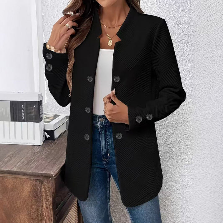 Damen Taillierter Longblazer mit strukturierter Stepp-Optik Echo Archiv