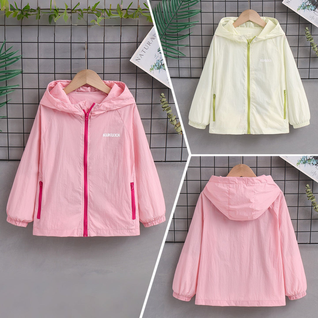 Damen nan ultraleichte Kapuzen-Nylonjacke mit UV-Schutz, winddichter Ausstattung und Reißverschlusstaschen Echo Archiv