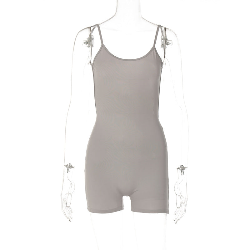 Damen Bodysuit mit schmalem Schnitt und feinen Spaghetti-Trägern Echo Archiv