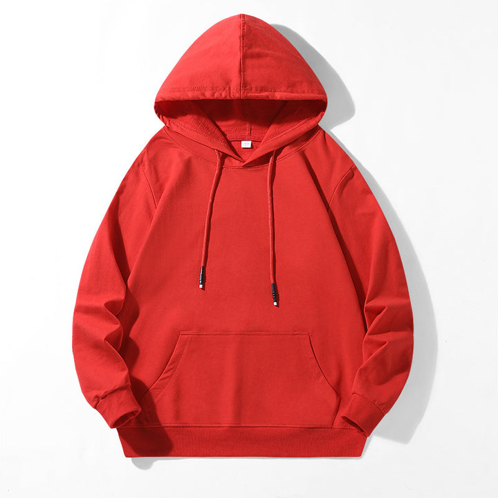 Unisex Oversize Kapuzenpullover aus schwerem Baumwollfleece mit Kängurutasche und verstellbarem Tunnelzug Echo Archiv