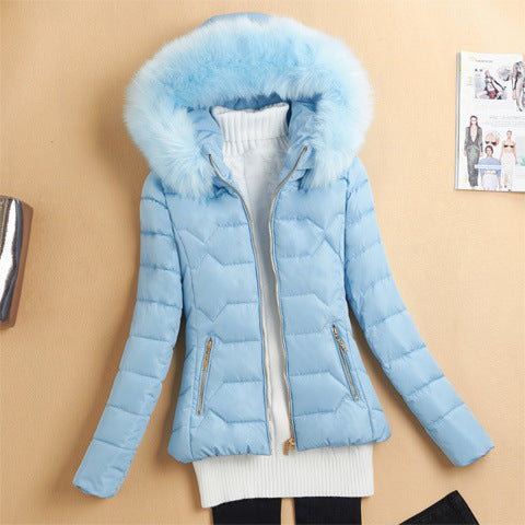 Echoarchiv | Winterjacke mit Kunstfellkragen für Damen