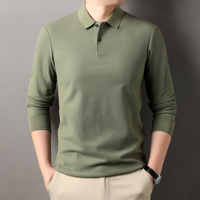 Herren Poloshirt mit langem Arm aus atmungsaktivem Funktionsmaterial Echoarchiv