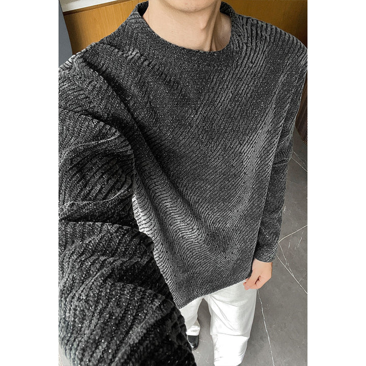Herren Modischer Oversized Pullover Echo Archive