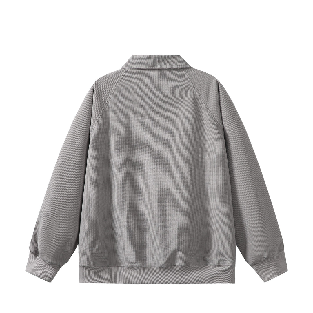 Unisex Halbzip‑Sweatshirt mit Waffelstruktur und Kängurutasche Echoarchiv